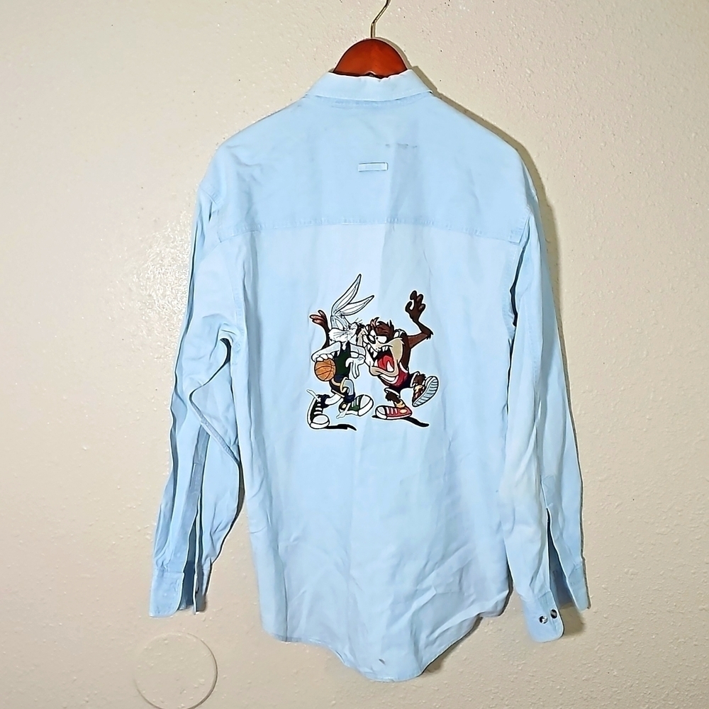Acme Clothing Wstern Division Champions Bugs Bunny And Tasmanian Devil Shirt.